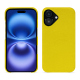 Funda de piel Apple iPhone 16 - Jaune fluo ( Pantone #c9ff57 ) 
