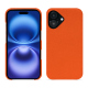 Custodia in pelle Apple iPhone 16 - Orange fluo ( Pantone #ff5406 ) 