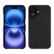 Custodia in pelle Apple iPhone 16 - Serpent nero ( Noir / Black) 