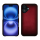 Coque cuir Apple iPhone 16 - Rouge Patine