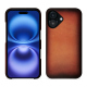 Custodia in pelle Apple iPhone 16 - Orange Patine