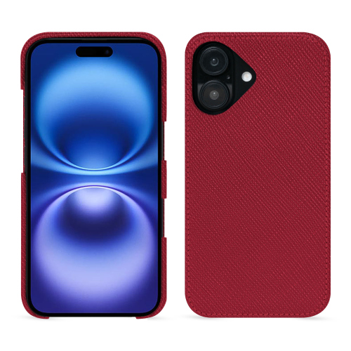 Custodia iPhone 16 premium | Eleganza e unicitàRouge passion ( Pantone #a6192e ) 