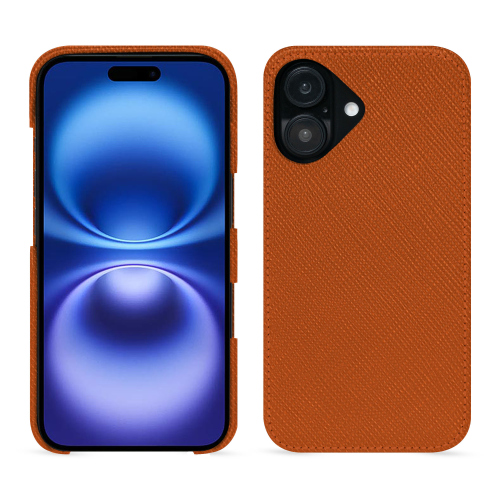 Custodia iPhone 16 premium | Eleganza e unicitàOrange vibrant ( Pantone #e36b39 ) 