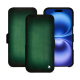 硬质真皮保护套 Apple iPhone 16 - Vert Patine