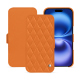 硬质真皮保护套 Apple iPhone 16 - Orange - Couture ( Nappa - Pantone #ff9351 ) 