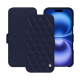 Funda de piel Apple iPhone 16 - Cobalt - Couture ( Pantone #2b253f ) 