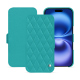 Capa em pele Apple iPhone 16 - Bleu fluo - Couture
