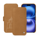 Housse cuir Apple iPhone 16 - Castan esparciate ( Pantone #824F2A )