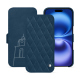 Custodia in pelle Apple iPhone 16 - Blu mediterran - Couture ( Pantone #0E3043 )