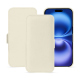 Housse cuir Apple iPhone 16 - Blanc PU ( White ) 