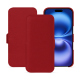 Housse cuir Apple iPhone 16 - Rouge PU ( Pantone #d50032 )