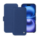 Apple iPhone 16 leather case - Bleu frisson ( Pantone #29588c ) 