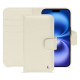 Étui portefeuille cuir Apple iPhone 16 - Blanc ( Nappa / White ) 