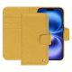 Étui portefeuille cuir Apple iPhone 16 - Mimosa ( Pantone #b39437 ) 