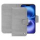 Capa de couro para carteira Apple iPhone 16 - Platinium ( Pantone 877C ) 