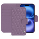 Capa de couro para carteira Apple iPhone 16 - Lilas - Couture ( Nappa - Pantone #b9a3e3 ) 