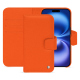 Custodia in pelle Apple iPhone 16 - Orange fluo ( Pantone #ff5406 ) 