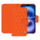 Custodia in pelle Apple iPhone 16 - Orange fluo - Couture ( Pantone #ff5406 ) 