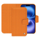 Custodia in pelle Apple iPhone 16 - Abaca arancio ( Pantone #d77540 )