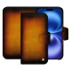 Capa de couro para carteira Apple iPhone 16 - Fauve Patine