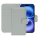 Capa de couro para carteira Apple iPhone 16 - Gris PU ( Pantone #c1c6c8 ) 