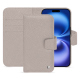 Capa de couro para carteira Apple iPhone 16 - Taupe innocent ( Pantone #d6d2c4 ) 