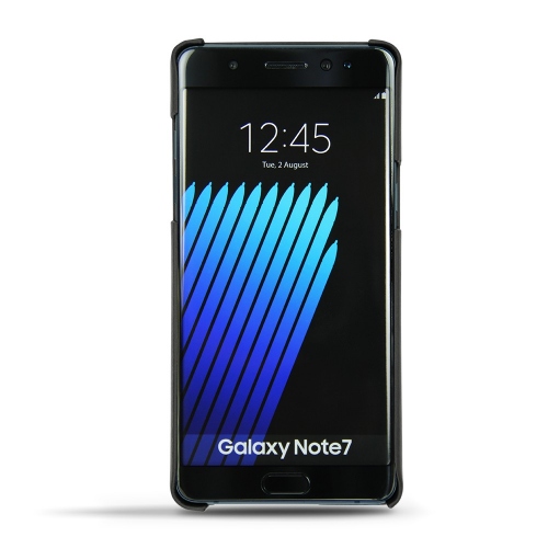 Samsung Galaxy Note 7 leather cover - Noir ( Nappa - Black ) 