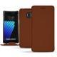 Lederschutzhülle Samsung Galaxy Note 7 - Marron PU