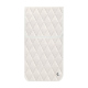 Apple iPhone 16 Plus leather pouch - Blanc escumo - Couture ( Pantone #D6D6D1 )