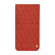 Custodia in pelle Apple iPhone 16 Plus - Arange clouquié - Couture ( Pantone #D33108 )