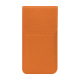 Pochette cuir Apple iPhone 16 Plus - Orange PU ( Pantone #ff9351 )