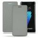 Capa em pele Samsung Galaxy Note 7 - Gris PU