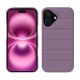 Apple iPhone 16 Plus padded case - Lilas ( Nappa - Pantone #b9a3e3 ) 