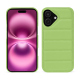 Funda acolchada Apple iPhone 16 Plus - Vert olive ( Nappa - Pantone #a7c58e ) 
