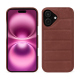 Funda acolchada Apple iPhone 16 Plus - Passion vintage ( Pantone #591d16 ) 