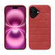 Coque matelassée Apple iPhone 16 Plus - Cerise vintage ( Pantone #a6302e ) 