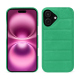 Coque matelassée Apple iPhone 16 Plus - Menthe vintage ( Pantone #37b375 ) 