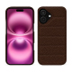 Funda acolchada Apple iPhone 16 Plus - Châtaigne ( Pantone #1b1107 ) 