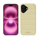Apple iPhone 16 Plus padded case - Beige PU ( Pantone #ceb888 ) 