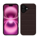 Coque matelassée Apple iPhone 16 Plus - Marron envoûtant ( Pantone #4e3629 ) 