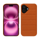 Apple iPhone 16 Plus padded case - Orange vibrant ( Pantone #e36b39 ) 