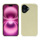 Lederschutzhülle Apple iPhone 16 Plus - Beige ( Nappa - Pantone #ceb888 ) 