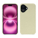 Apple iPhone 16 Plus leather cover - Ivoire ( Pantone #d6d6c6 ) 