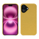 Custodia in pelle Apple iPhone 16 Plus - Mimosa ( Pantone #b39437 ) 