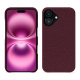 Apple iPhone 16 Plus leather cover - Lie de vin ( Pantone #412234 ) 