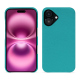 Funda de piel Apple iPhone 16 Plus - Bleu fluo