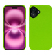 Capa em pele Apple iPhone 16 Plus - Vert fluo ( Pantone #00ab5f ) 