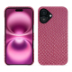 レザーケース Apple iPhone 16 Plus - Serpent ciclamino ( Pantone #9E4C6E ) 