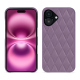 Funda de piel Apple iPhone 16 Plus - Lilas - Couture ( Nappa - Pantone #b9a3e3 ) 