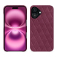 レザーケース Apple iPhone 16 Plus - Prune vintage - Couture ( Pantone #612434 ) 